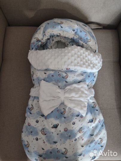 Зимний конверт на выписку