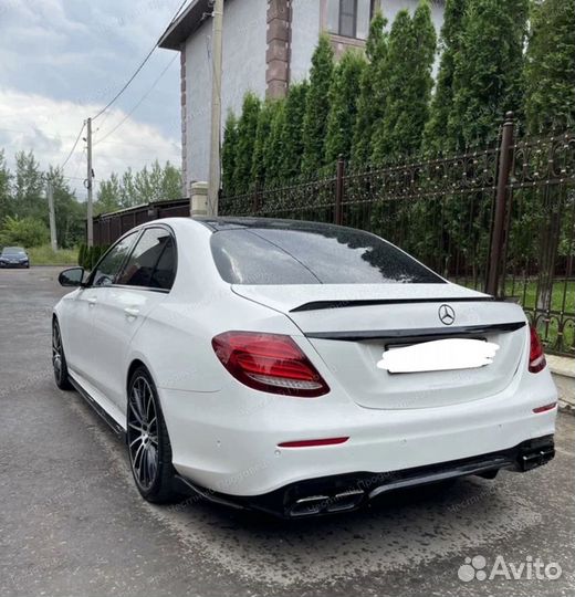 Спойлер на Mercedes W213