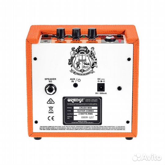 Комбо усилитель Orange crush mini