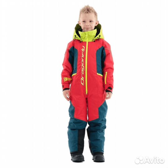 Зимний утепленный детский комбинезон DF Детский