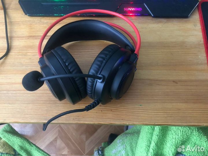 Гарнитура игровая A4Tech Bloody G200 Black/Red