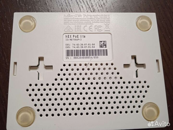 Маршрутизатор MikroTik hEX PoE lite rb750upr2