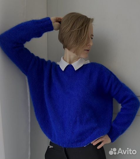 Мохеровый джемпер