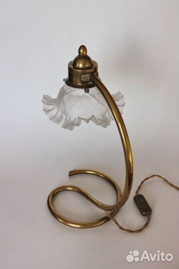 Настольная винтажная лампа, модерн. Латунь
