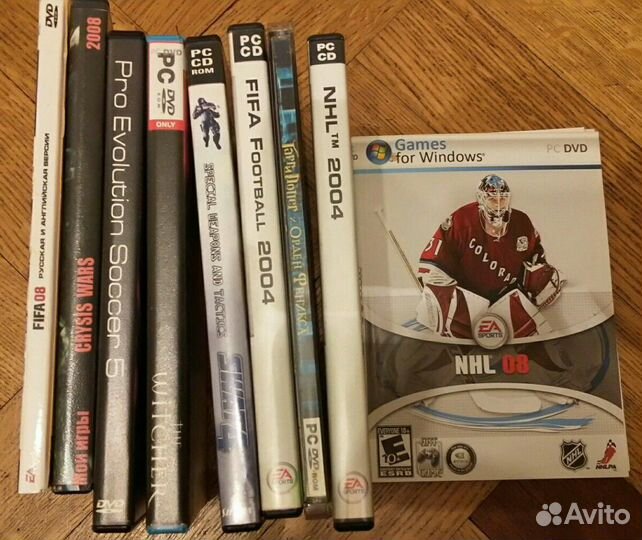 Игры для PC в ассортименте. Диски