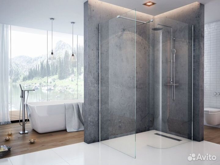 Душевая кабина с раздвижными дверями