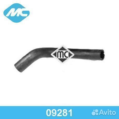 Шланг радиатора 09281 metalcaucho