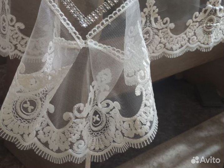 Силиконовая скатерть с кружевом (прозрачная)