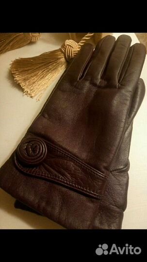 Перчатки кожаные