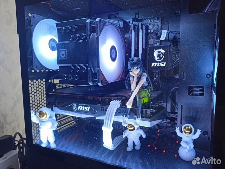 Игровой компьютер в сборе