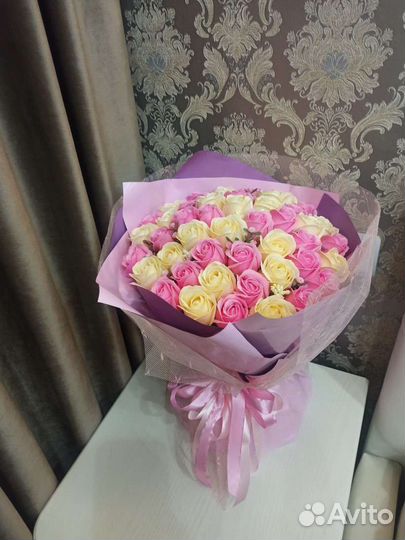 Мыльные розы букеты