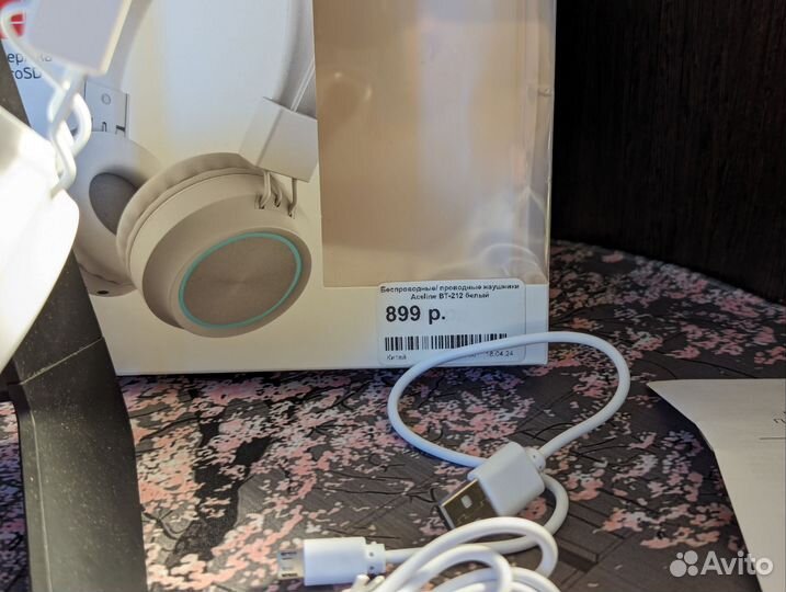 Беспроводные/проводные наушники Aceline BT-212