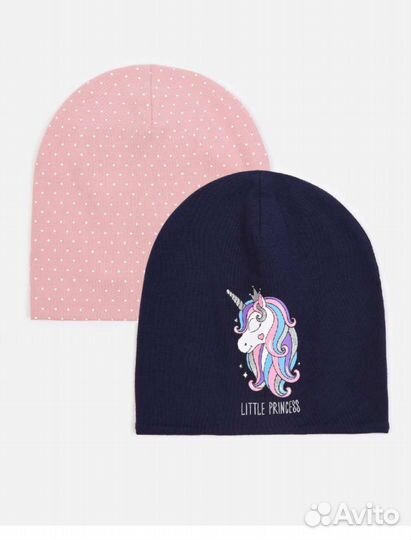 Шапочки для девочки 1-2г