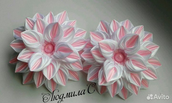 Резинки для волос - ручная работа