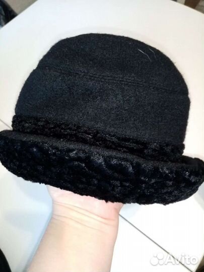 Шляпа женская черная