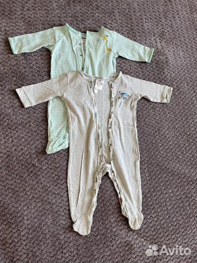 Пакет детских фирменных вещей от 0-6 мес 56-68