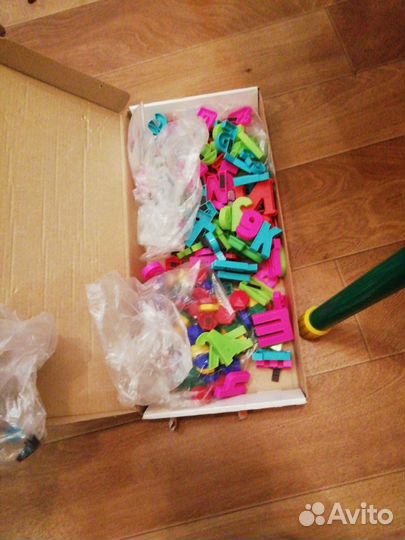 Магнитная доска с буквами