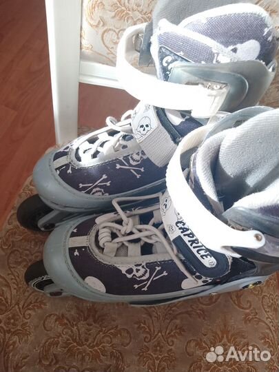 Роликовые коньки детские раздвижные