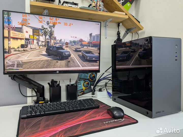 Игровой пк i3-10100F + GTX 1650 4GB + 16GB