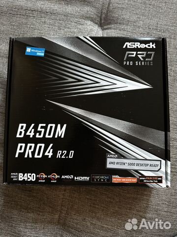 Материнская плата asrock b450m PRO4 r2.0 купить в Москве | Электроника ...