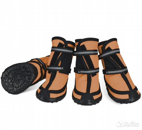 Собд58. Теплые ботинки для собак