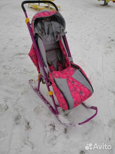 Коляска санки