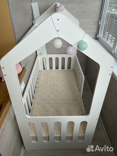 Детская кровать от 3 лет с матрасом бу