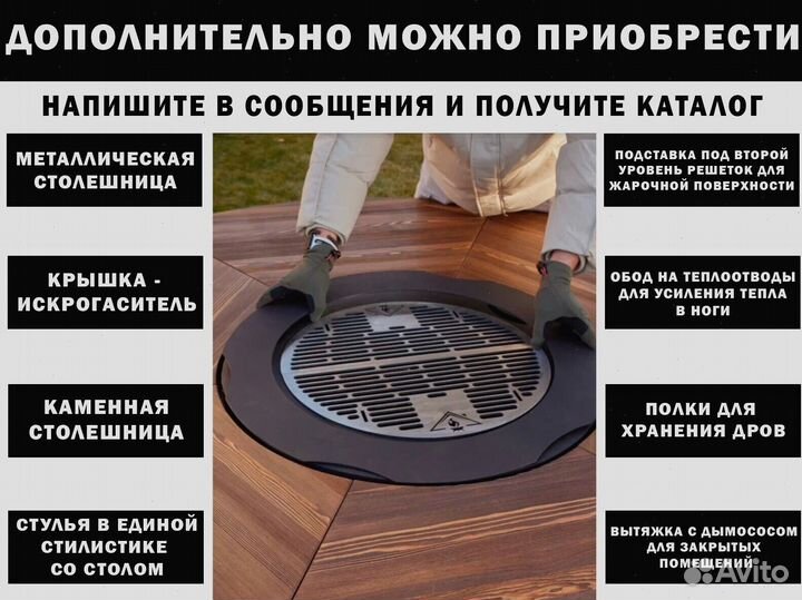 Модульные барбекю гриль столы для выездных фестивалей