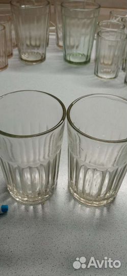 Стаканы и стопки гранёные СССР
