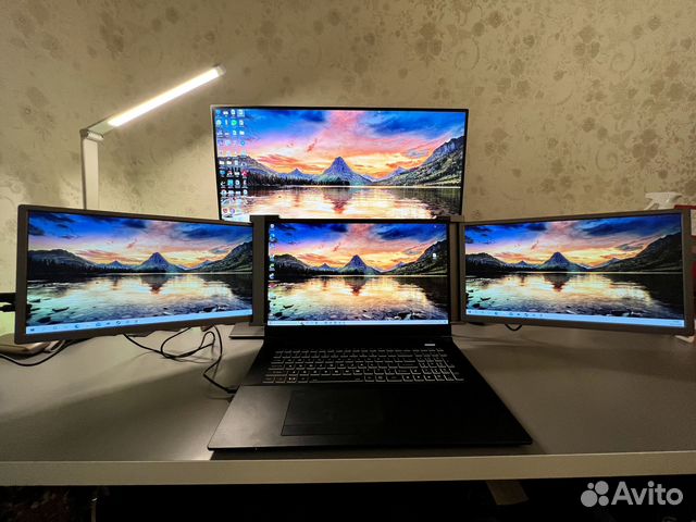 Портативный Tri-Screen монитор