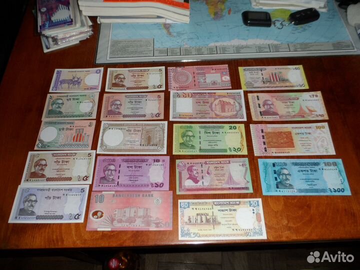 Банкноты азии