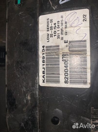 Панель приборов Renault Megane 2 1.6 2006