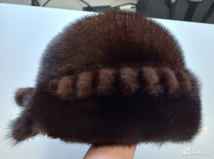 Шапка норковая женская
