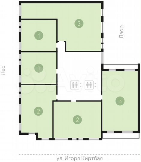 3-к. квартира, 185,9 м², 9/17 эт.