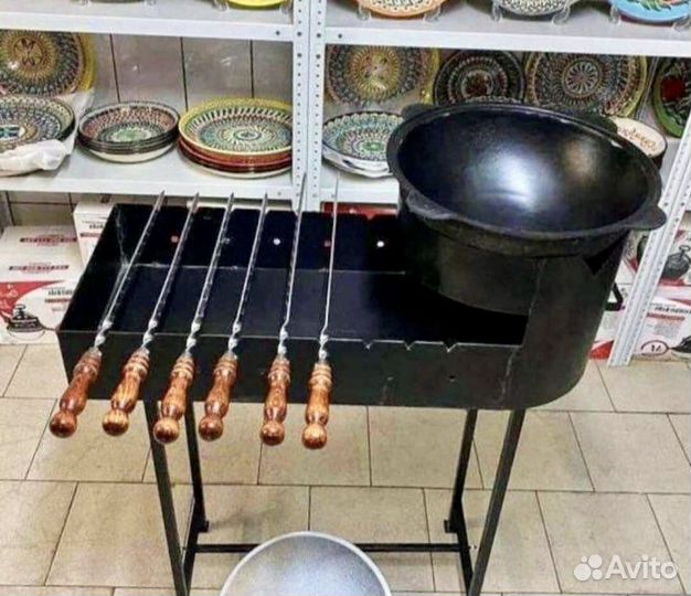 Мангал с подказанником