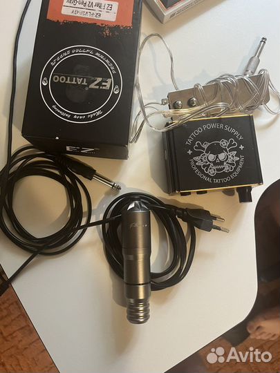 Тату машинка ez filter v2 pen + блок и провода