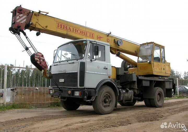 Аренда и услуги автокрана, 14 т, 14 м, с гуськом 6 м