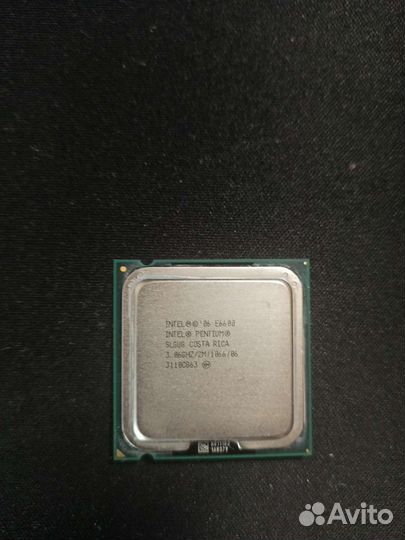 Процессор intel pentium e6600