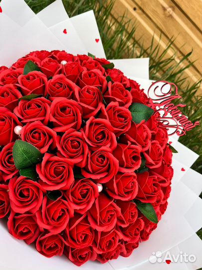 Букет из 101 розы, цветы с доставкой