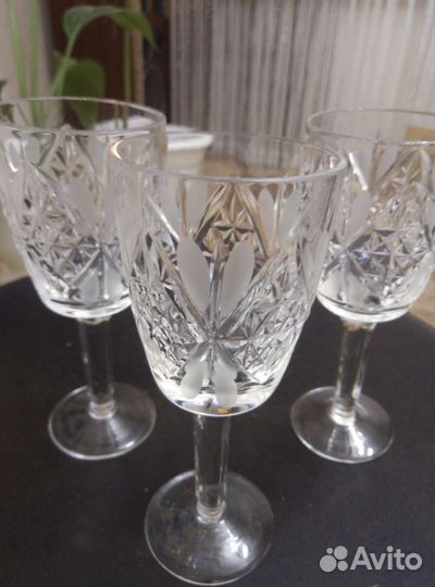 Фужеры хрустальные СССР