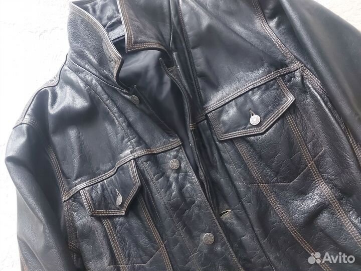 Кожаная куртка мужская