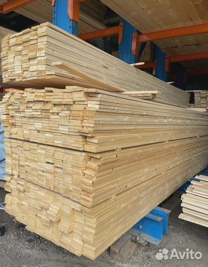 Доска строганная сухая 45х195х6000 Сорт 