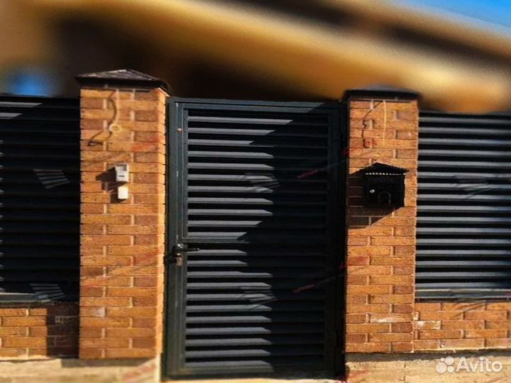 Забор жалюзи еврозабор