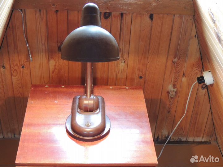 Настольная лампа карболит СССР