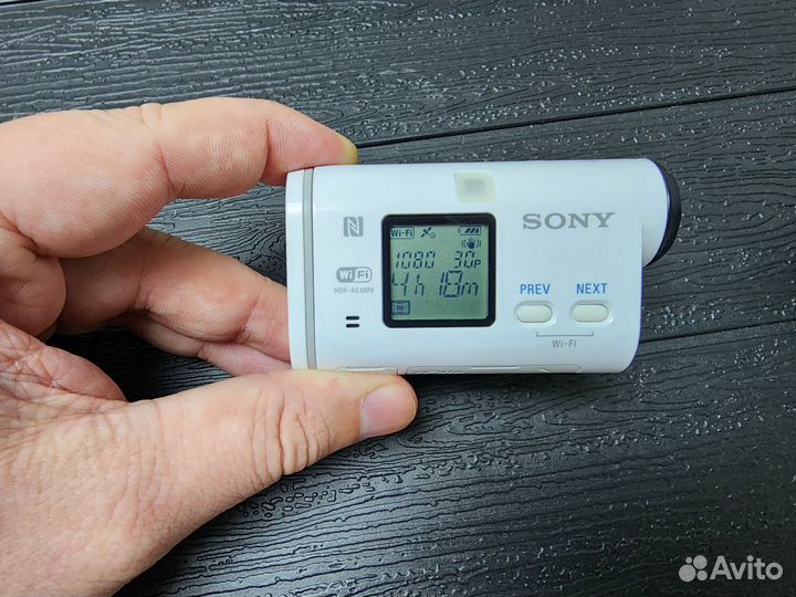 Экшн камера Sony as100v