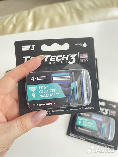 Сменные кассеты gillette mach3