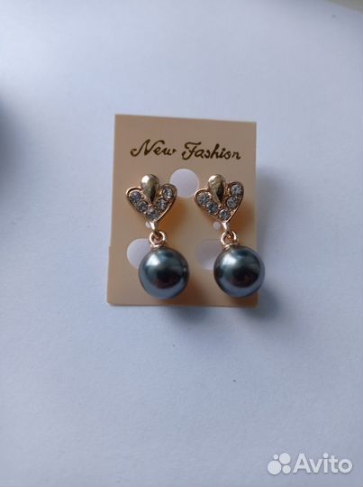 Серьги с жемчугом