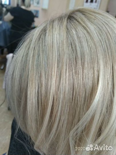 Мелирование с расчёской weil