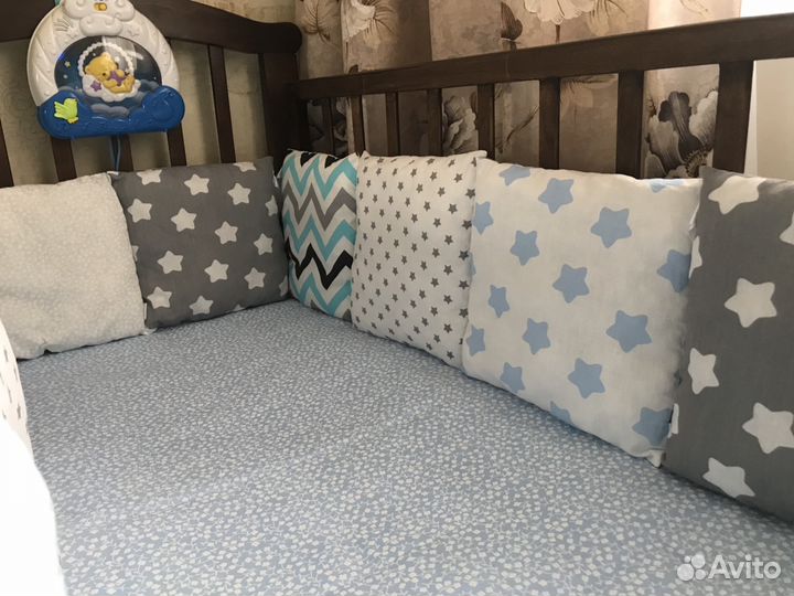 Бортики в кроватку