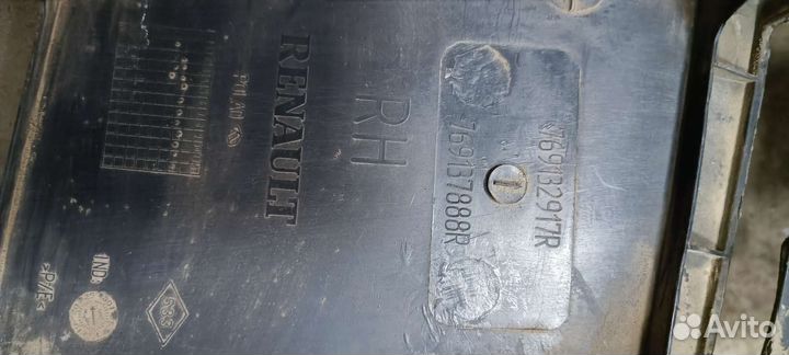 Накладка средней стойки L R ваз largus